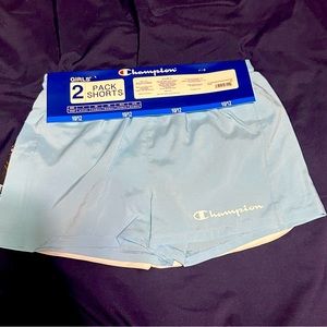 New champion 2 pack shorts girls size 10/12